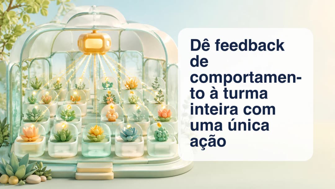 Uma ação de feedback alcança todo o roster elegível do ClassSpark