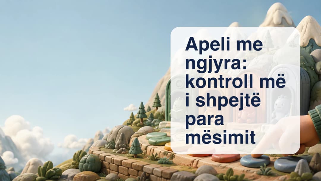 Mësuesi kontrollon karta ClassSpark smerald qelibar të kuqe dhe gri