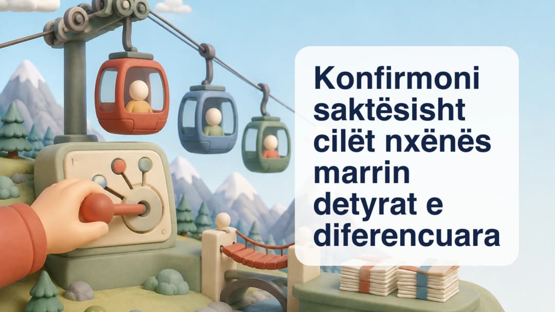 Përzgjedhja dhe konfirmimi i marrësve nga mësuesi