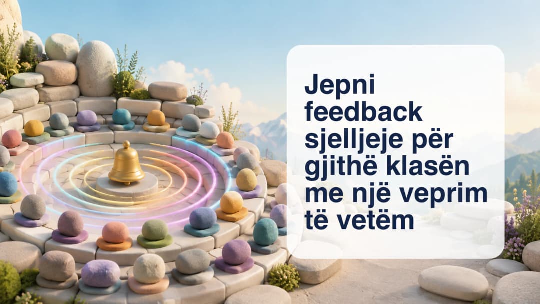 Një veprim feedback-u arrin gjithë rosterin e pranueshëm në ClassSpark