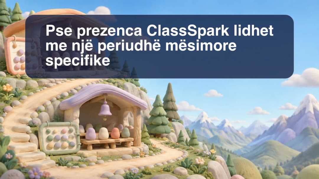 Orari ClassSpark me dy periudha dhe regjistra të veçantë prezence