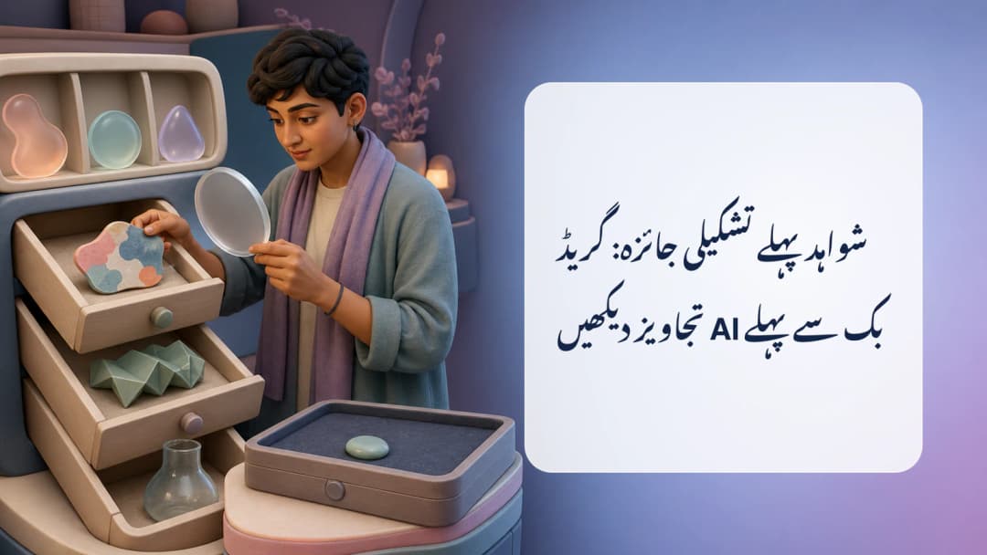 تشکیلی اسکور کی تصدیق سے پہلے طالب علم کا کام اور AI مجوزہ مشاہدات ملاتا استاد