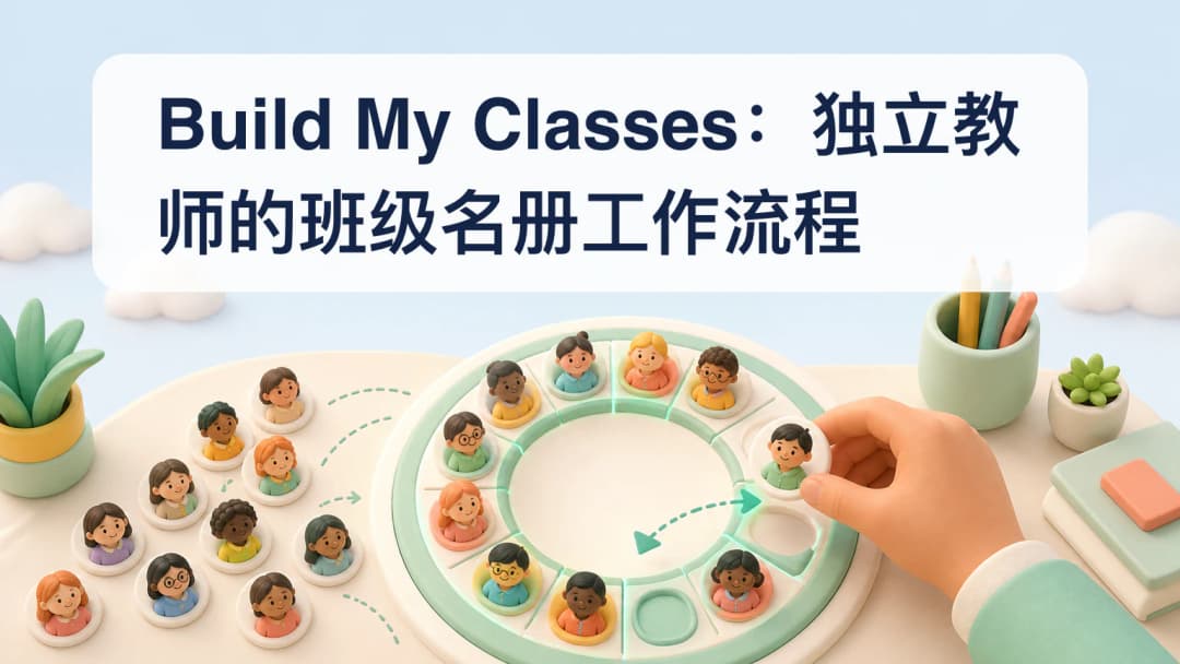 独立教师在选定班级中逐行整理学生名册