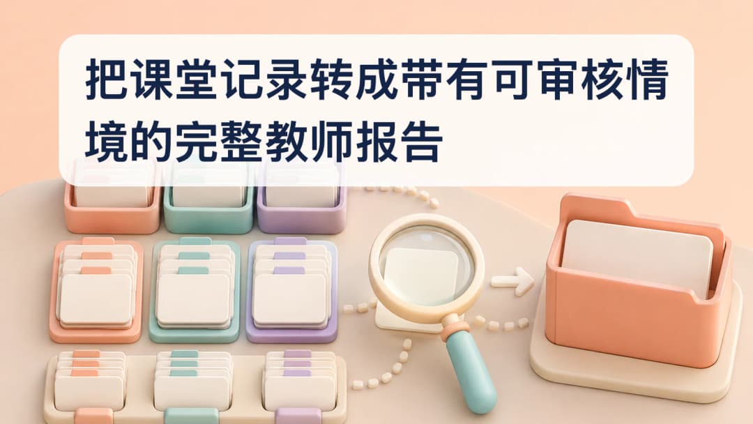 课堂记录经过审核透镜进入报告