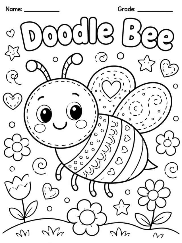 Doodle Set: Animals and Objects Worksheet Pack