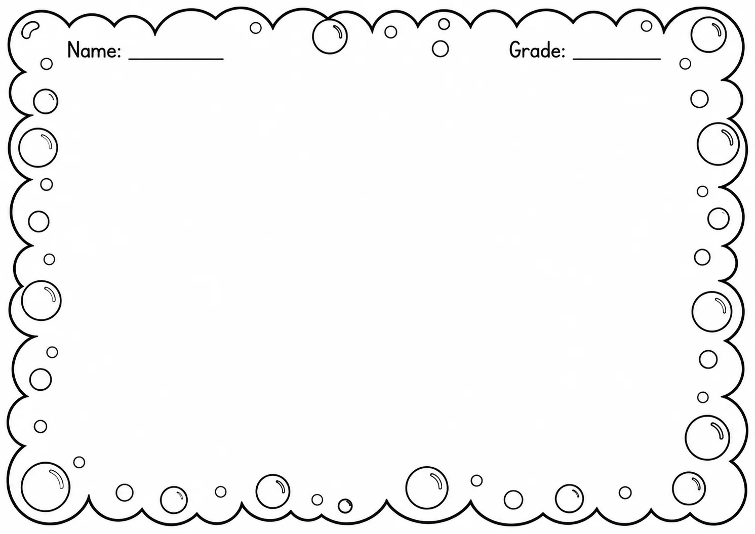 Drawing Frames: Decorative Border Templates Worksheet Pack page 2 preview
