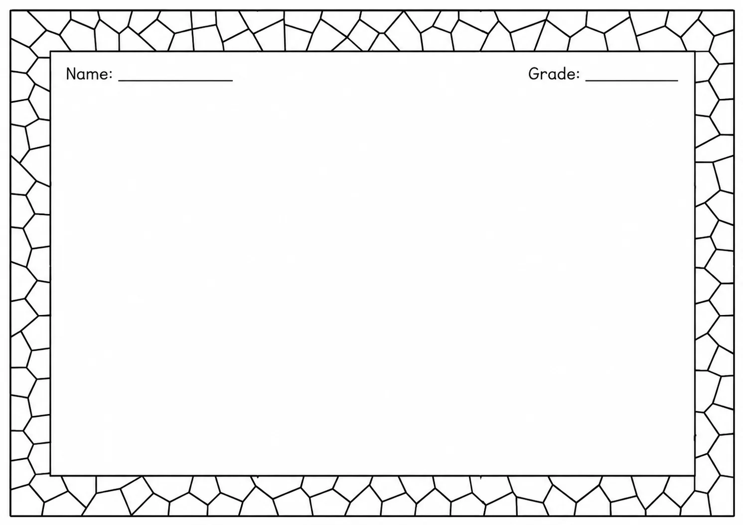 Drawing Frames: Decorative Border Templates Worksheet Pack page 5 preview