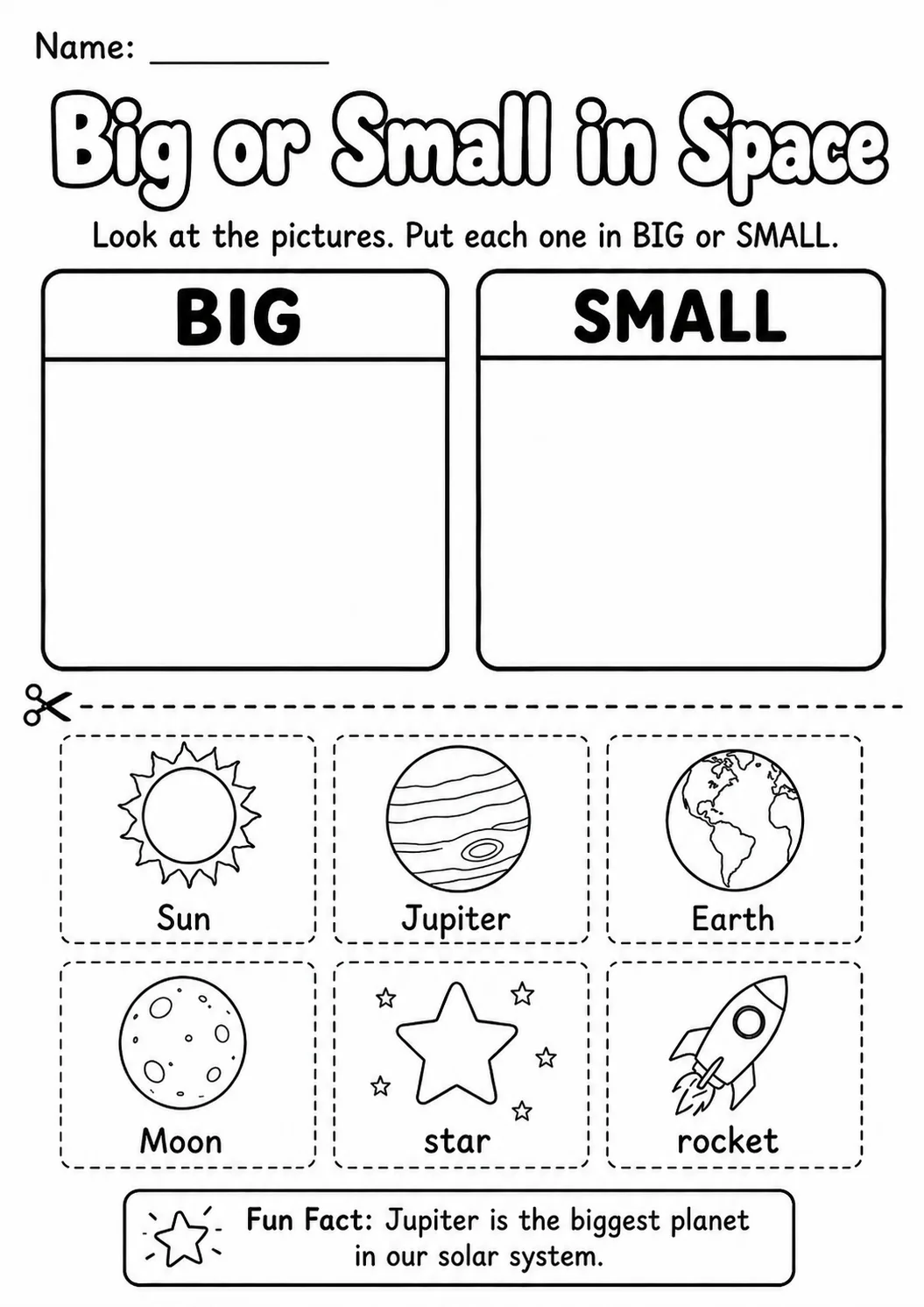 Planets Fun: Solar System Activities Worksheet Pack printable worksheet preview from KiwiBee