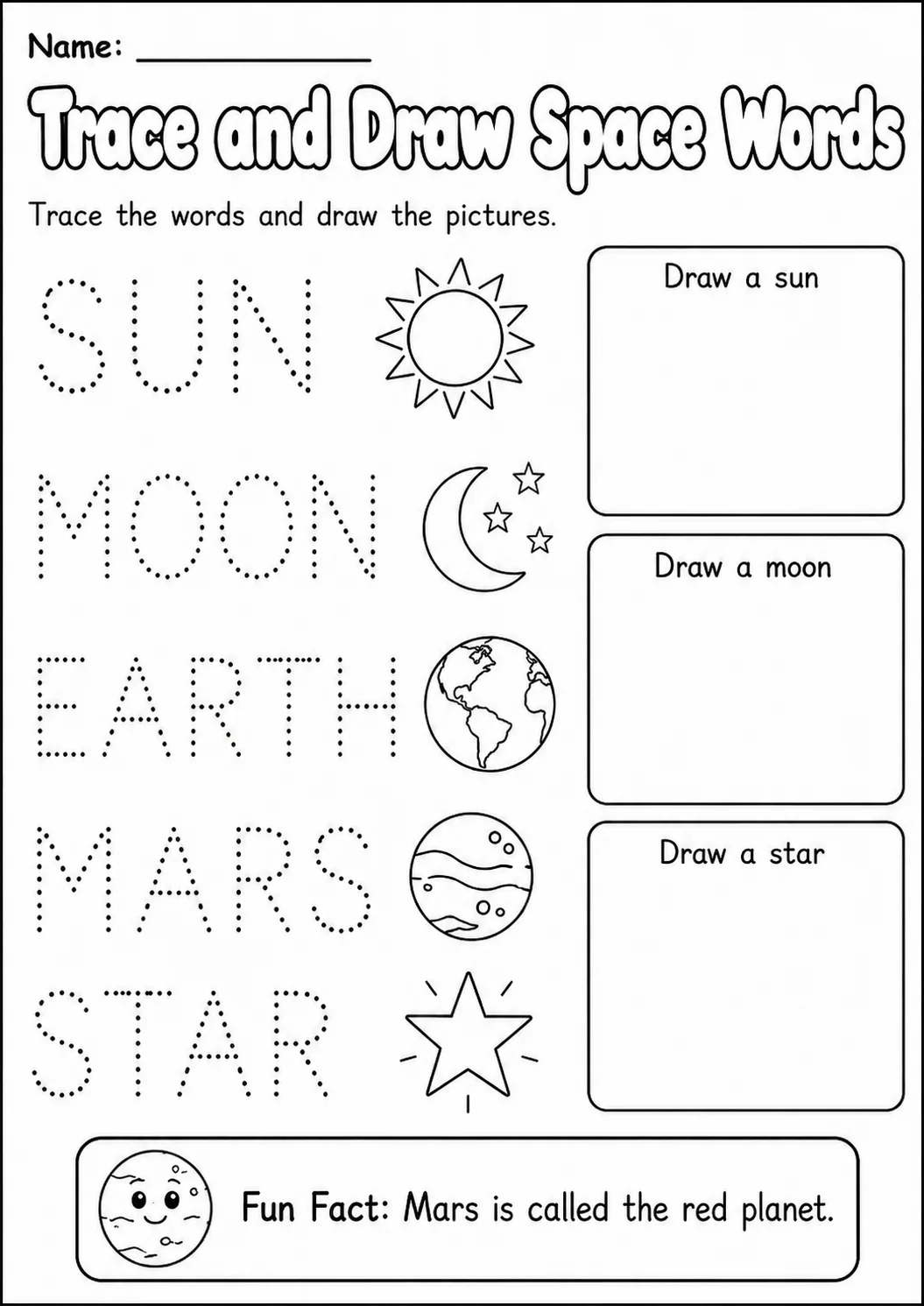 Planets Fun: Solar System Activities Worksheet Pack page 3 preview