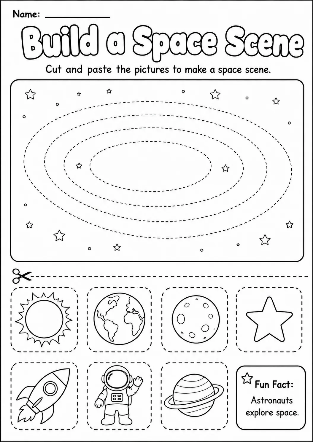 Planets Fun: Solar System Activities Worksheet Pack page 10 preview