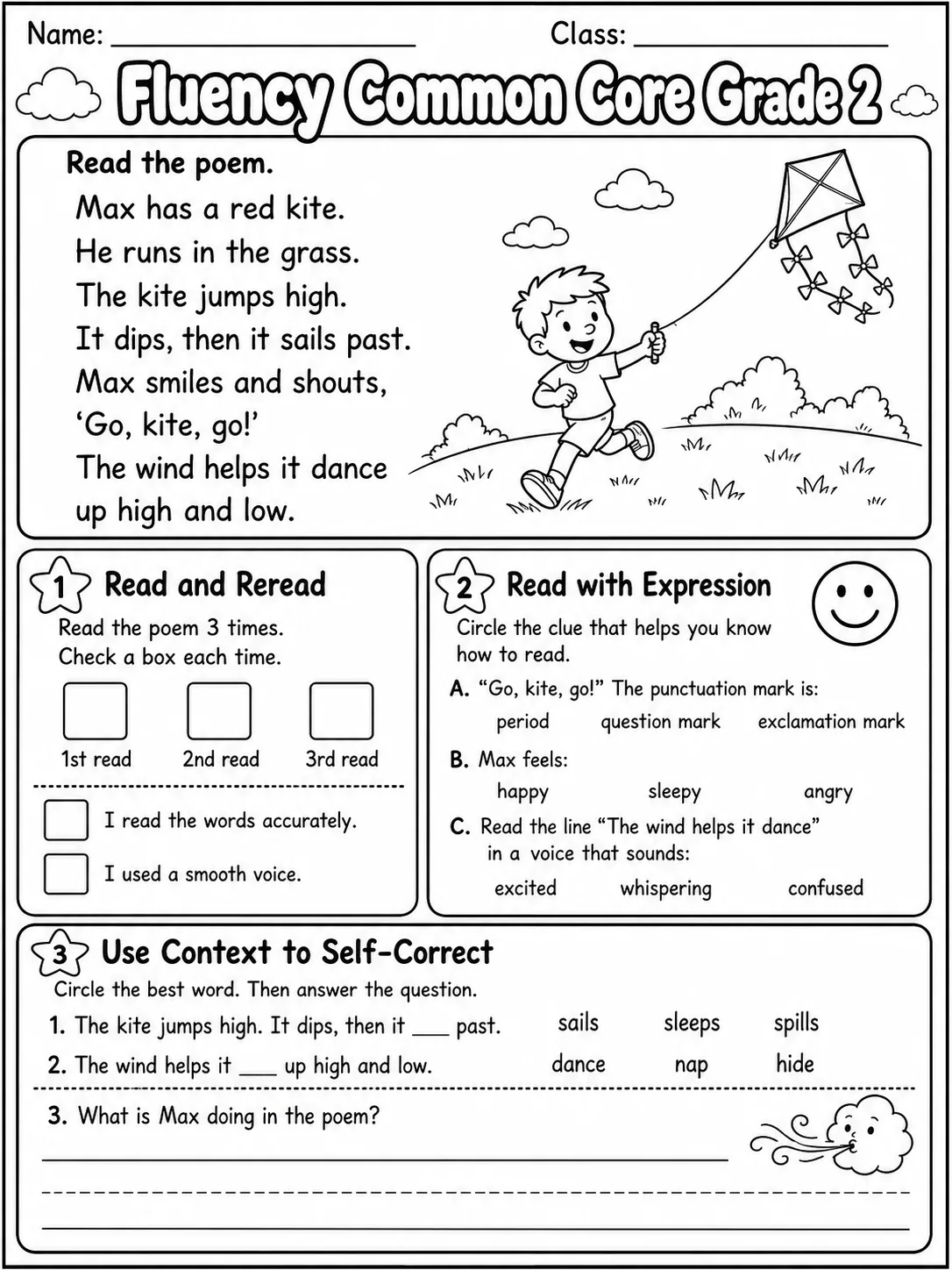 Fluency Common Core Grade 2
