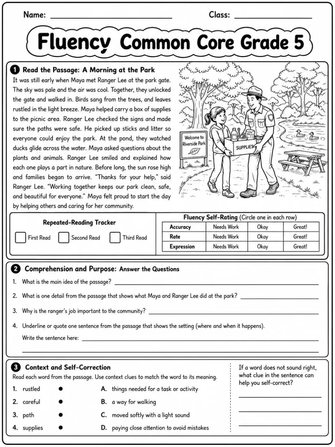 Fluency Common Core Grade 5