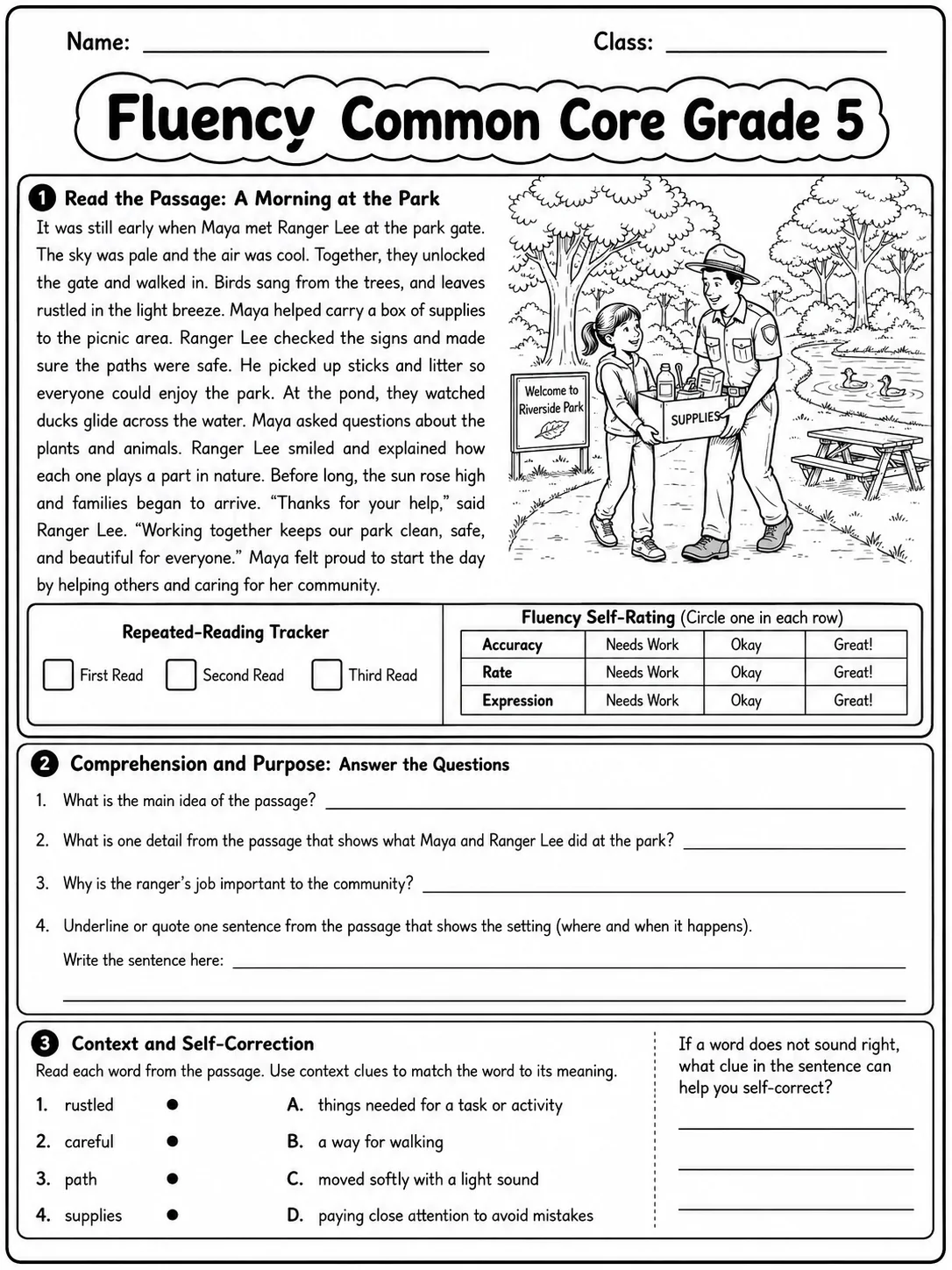 Fluency Common Core Grade 5
