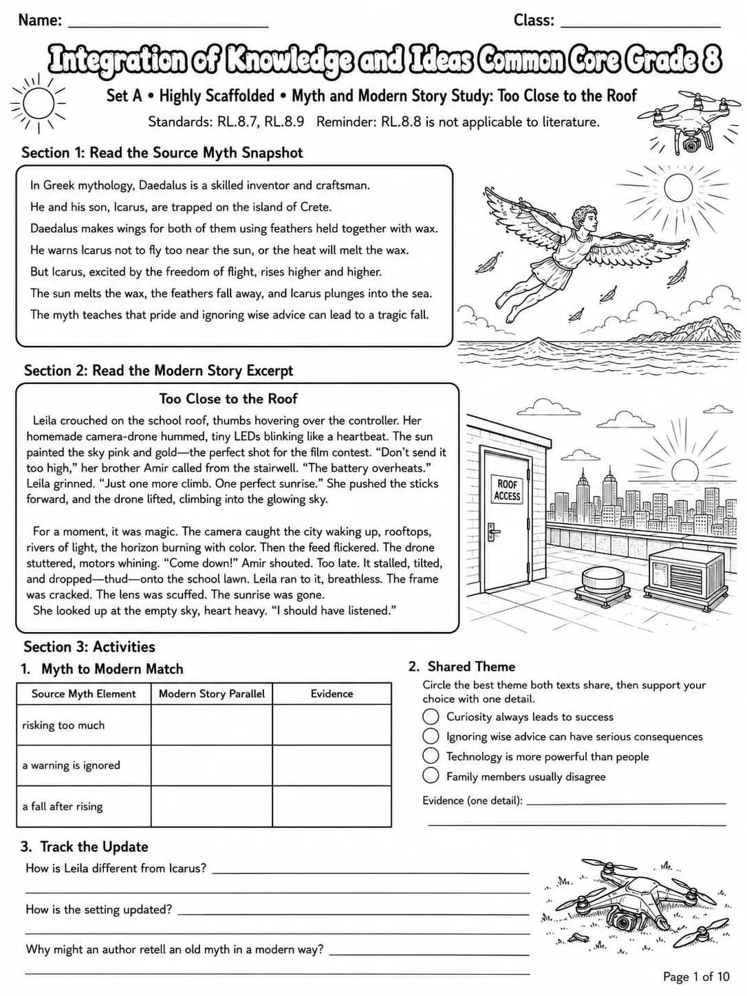 Integration of Knowledge and Ideas Common Core Grade 8