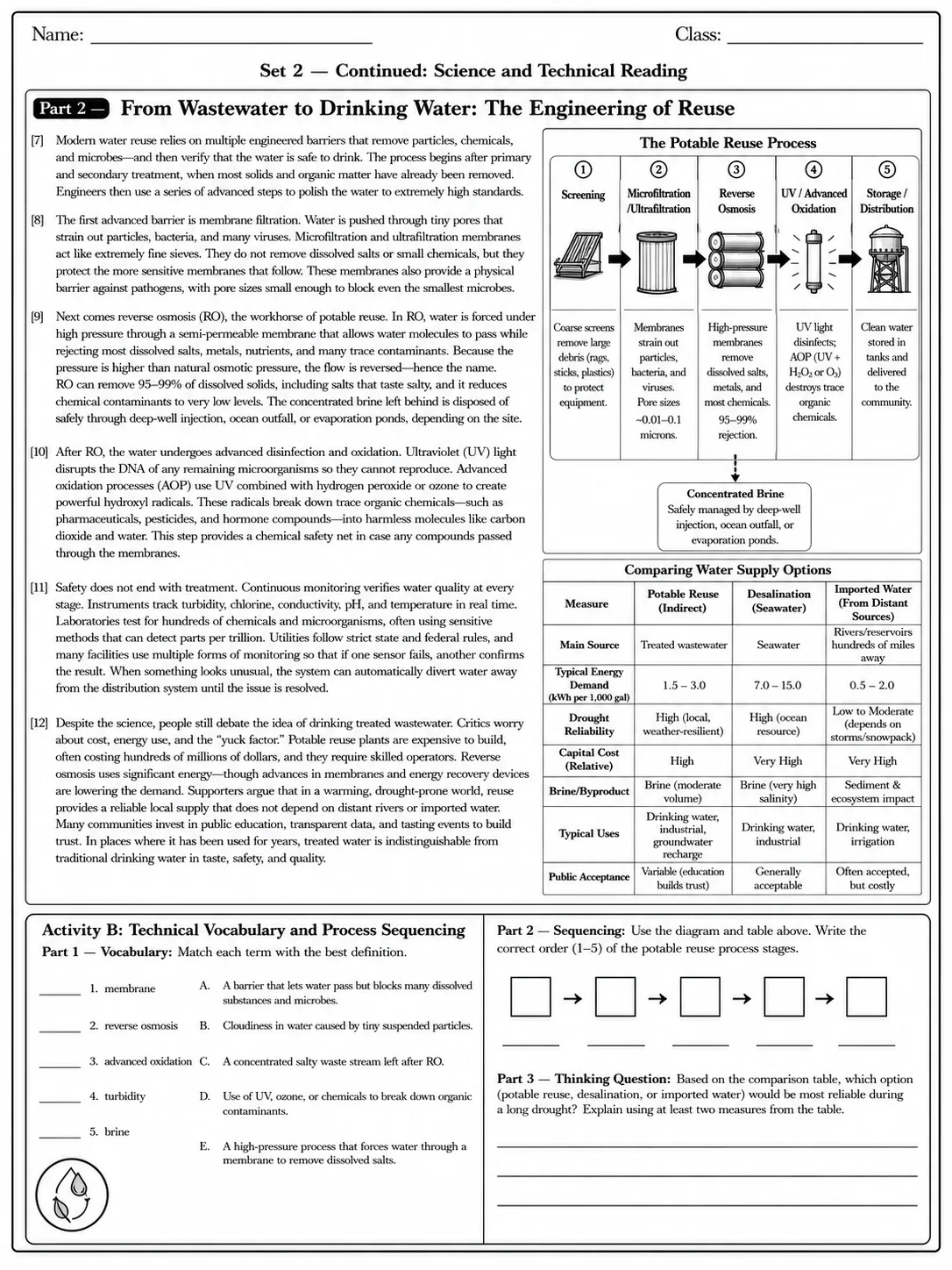 Range of Reading and Level of Text Complexity Common Core Grade 12 page 5 printable Common Core ELA worksheet preview