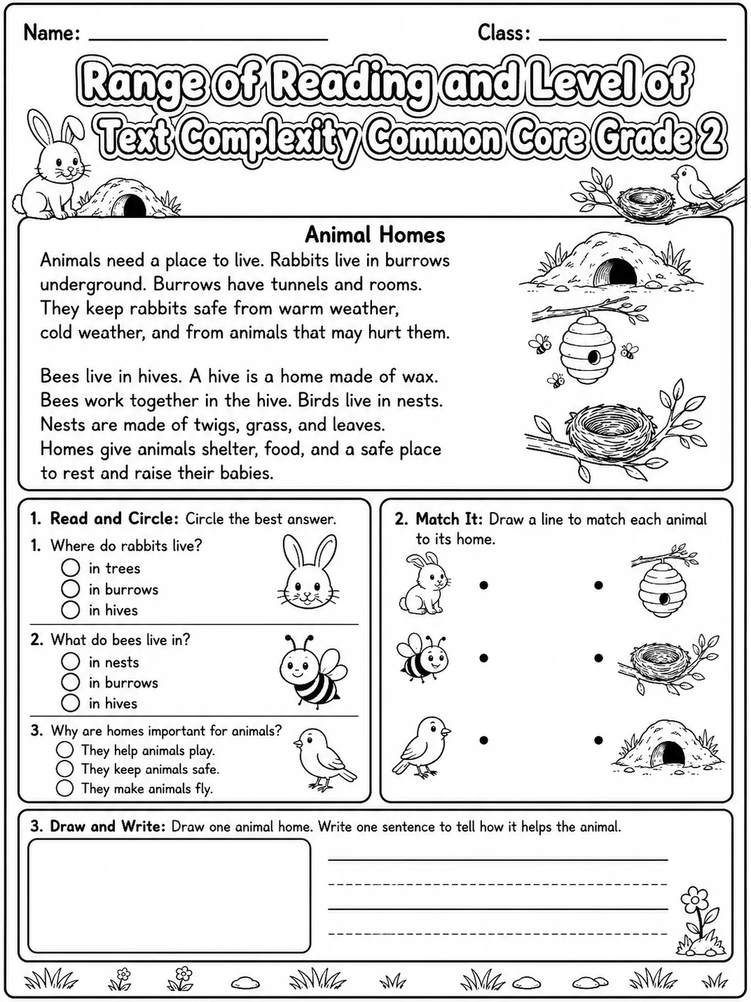 Range of Reading and Level of Text Complexity Common Core Grade 2