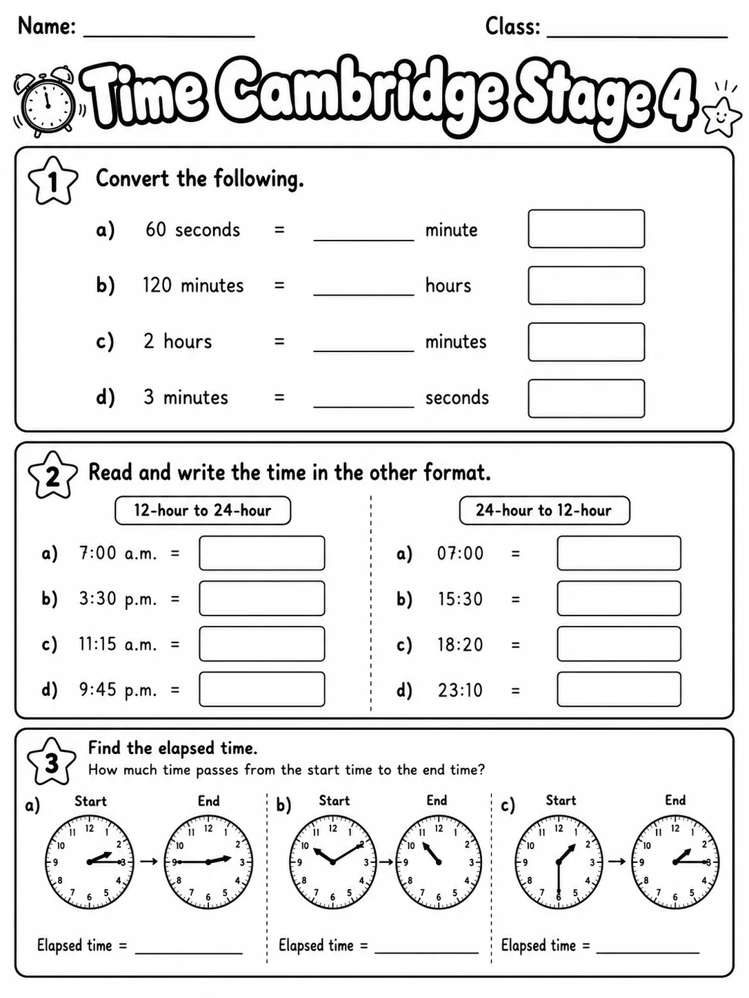 Time Cambridge Stage 4