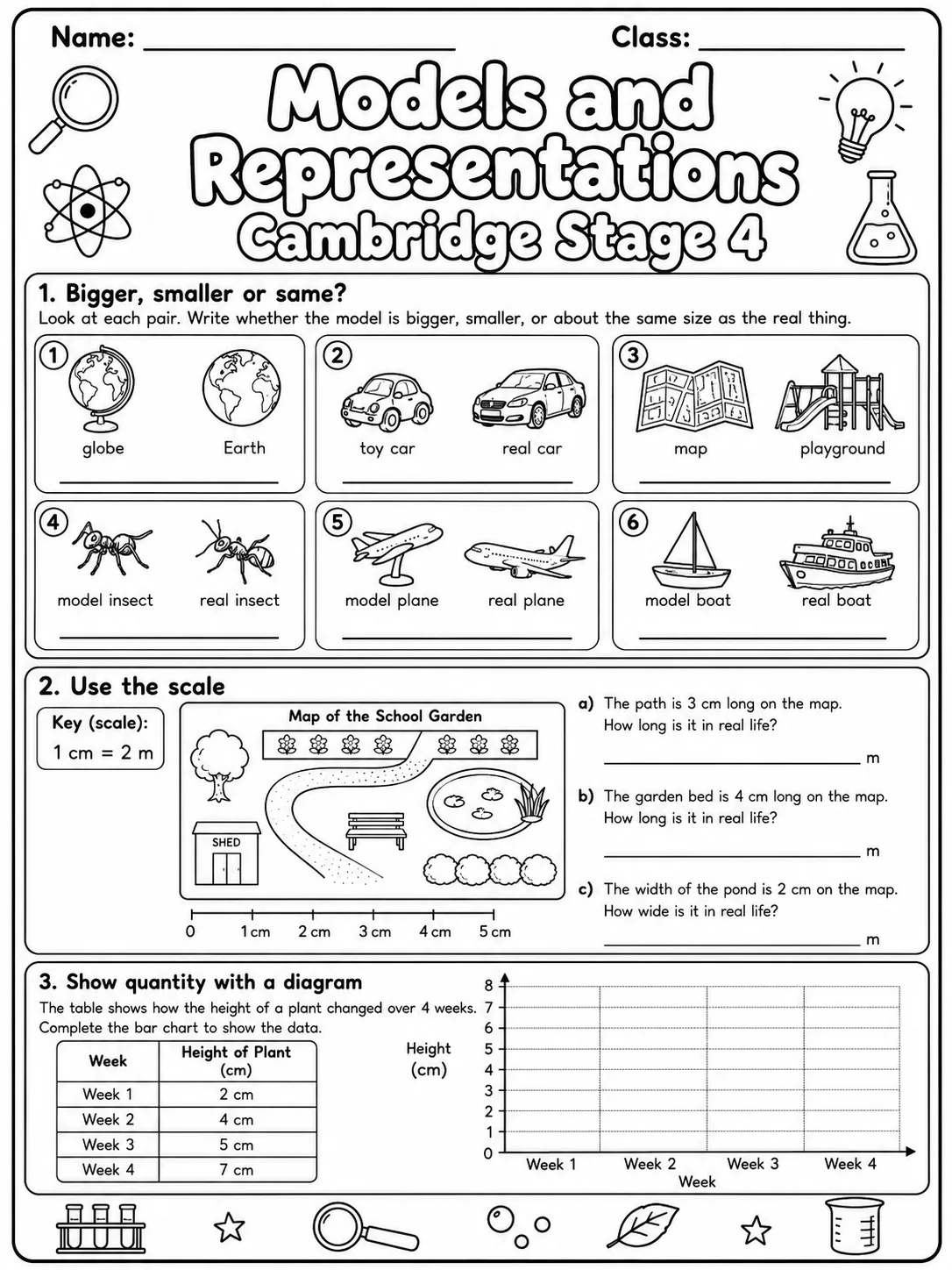 Models and Representations Cambridge Stage 4