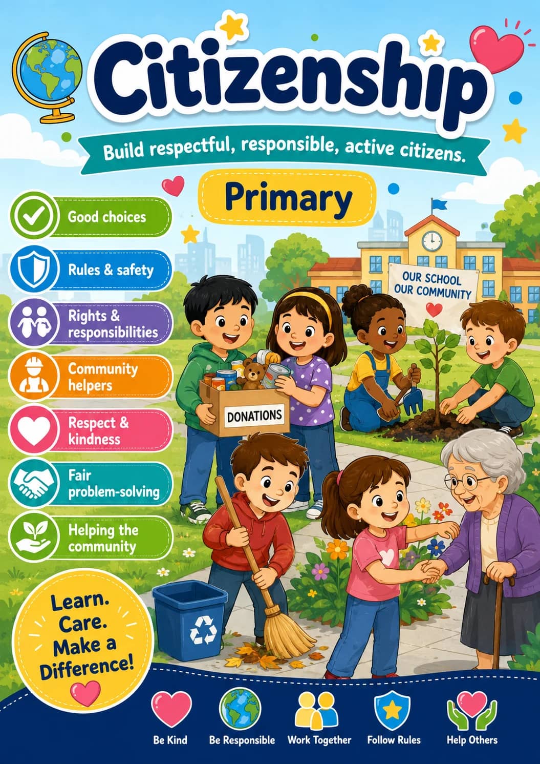 Citizenship Worksheet Pack printable cover