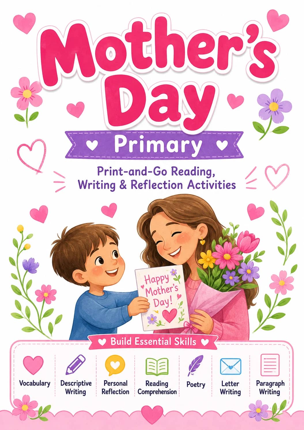 Mother's Day Worksheet Pack printable cover