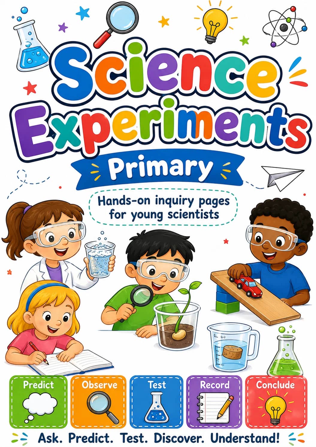 Science Experiments Worksheet Pack printable cover
