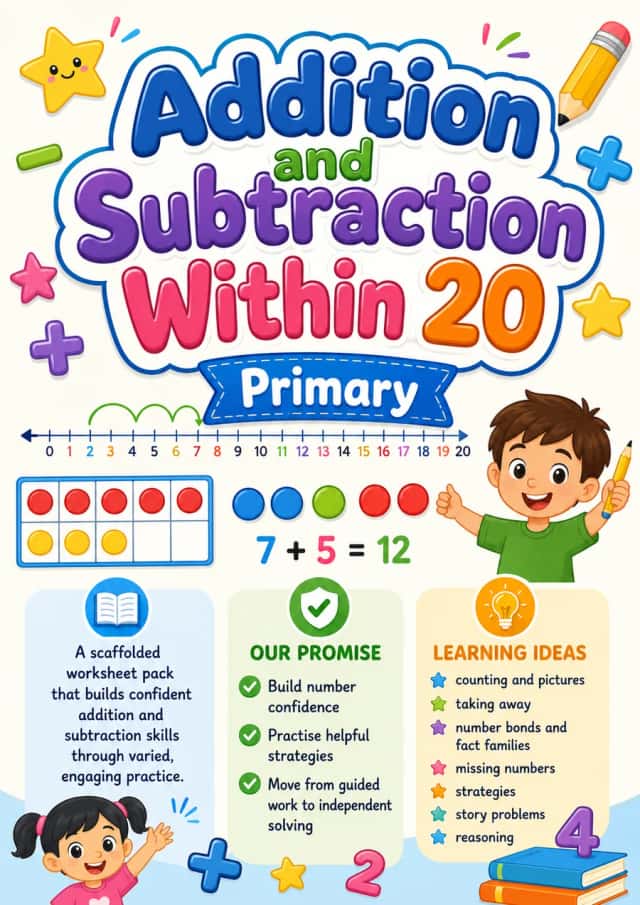 Addition and Subtraction Within 20