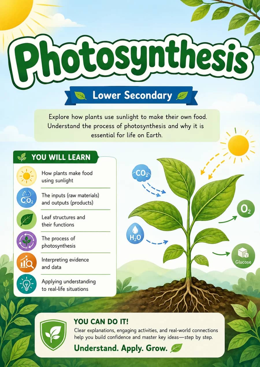 Photosynthesis printable worksheet pack cover