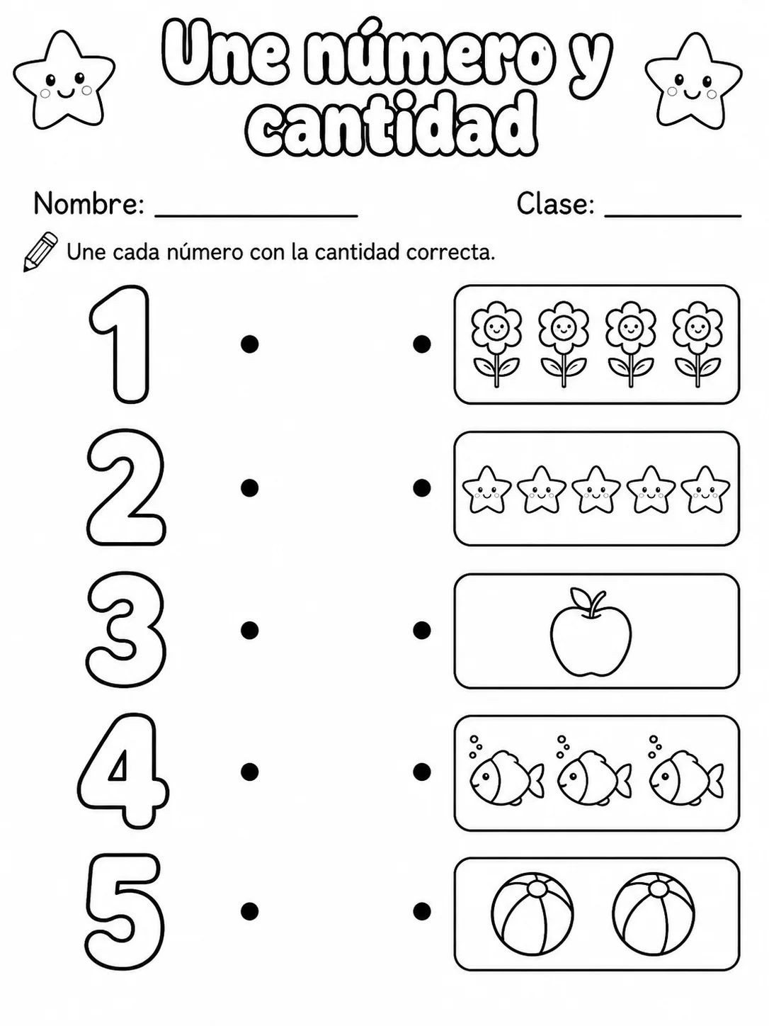1.º grado - números y conteo - Paquete de fichas página 2 vista previa imprimible