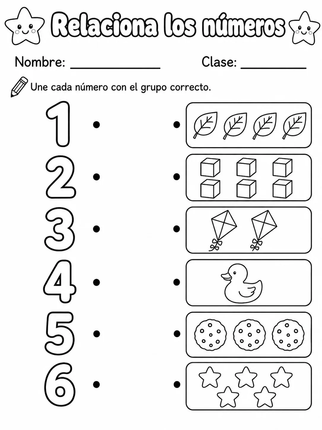 1.º grado - repaso mixto: números y conteo y patrones y secuencias - Paquete de fichas página 4 vista previa imprimible