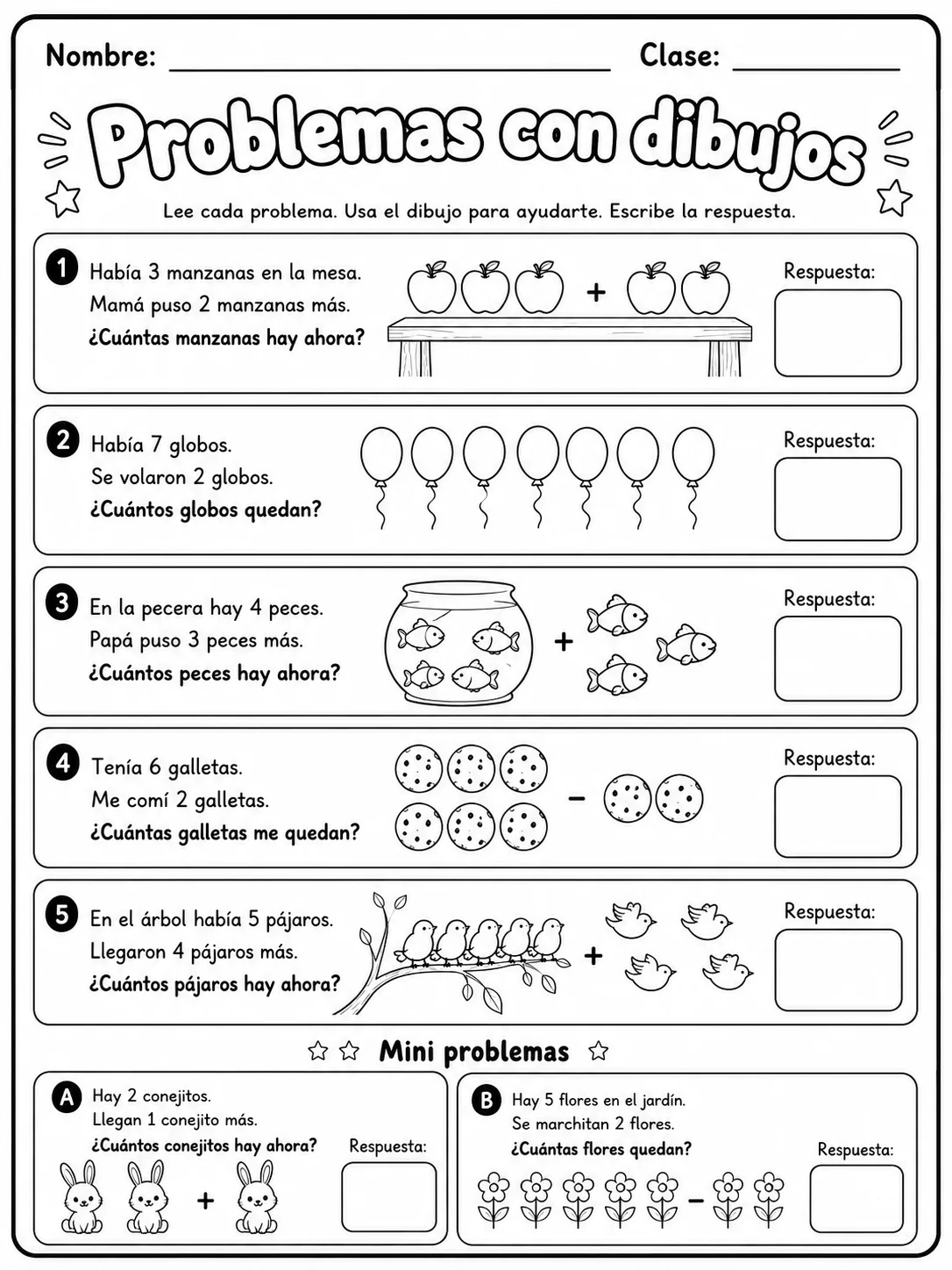 3.º grado - problemas matemáticos - Paquete de fichas vista previa imprimible de matemáticas en KiwiBee