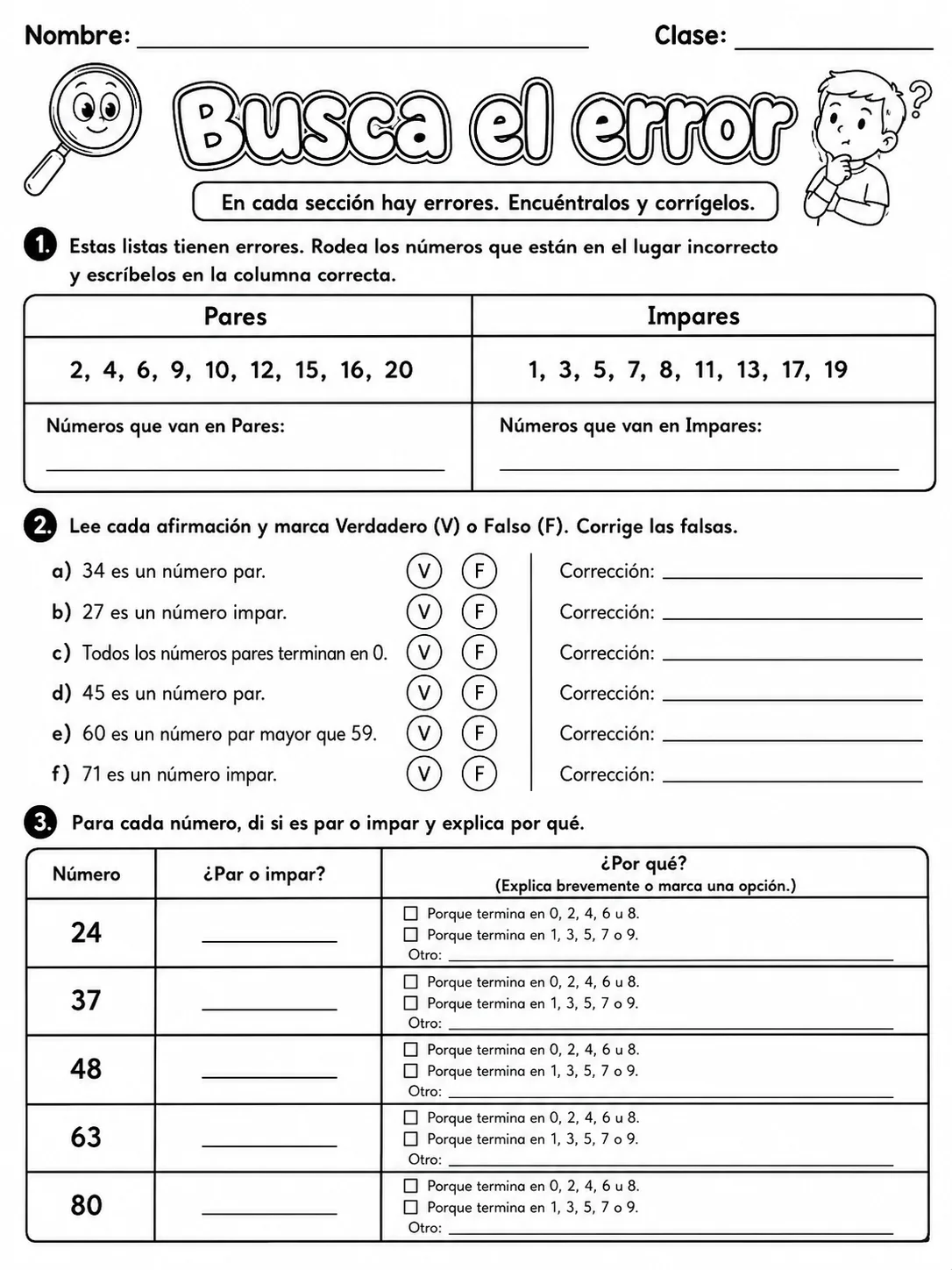 3.º grado - repaso mixto: figuras 3D - Paquete de fichas página 7 vista previa imprimible
