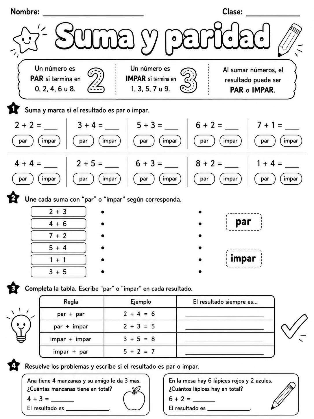 3.º grado - repaso mixto: figuras 3D - Paquete de fichas página 8 vista previa imprimible