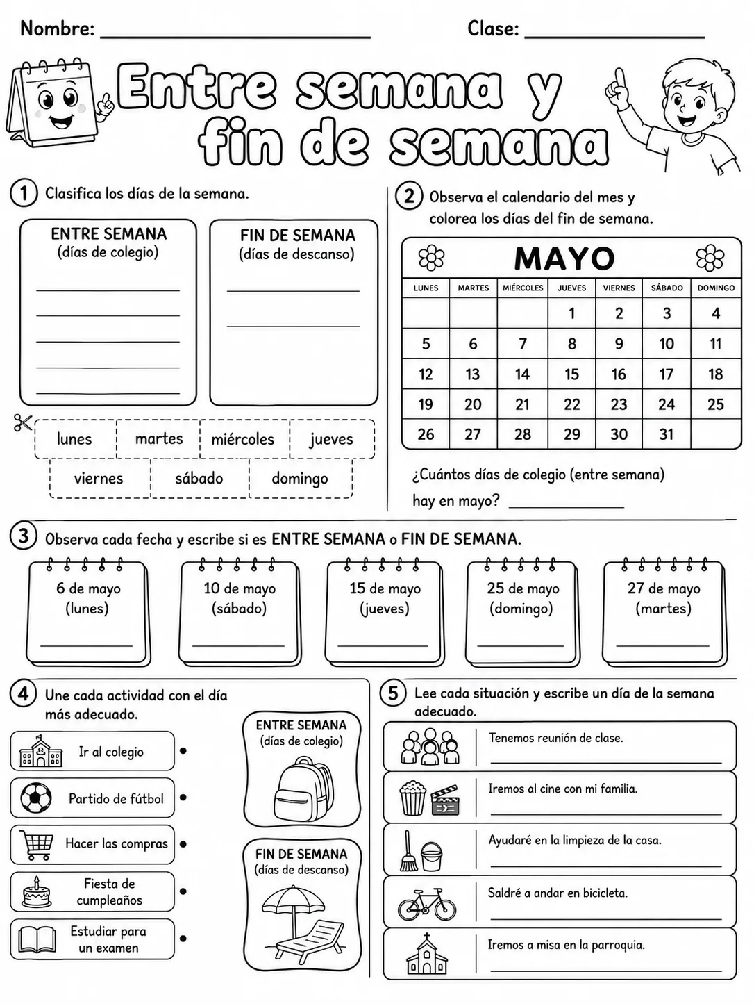 3.º grado - repaso mixto: fracciones, mitad y dobles y posición y dirección - Paquete de fichas página 7 vista previa imprimible