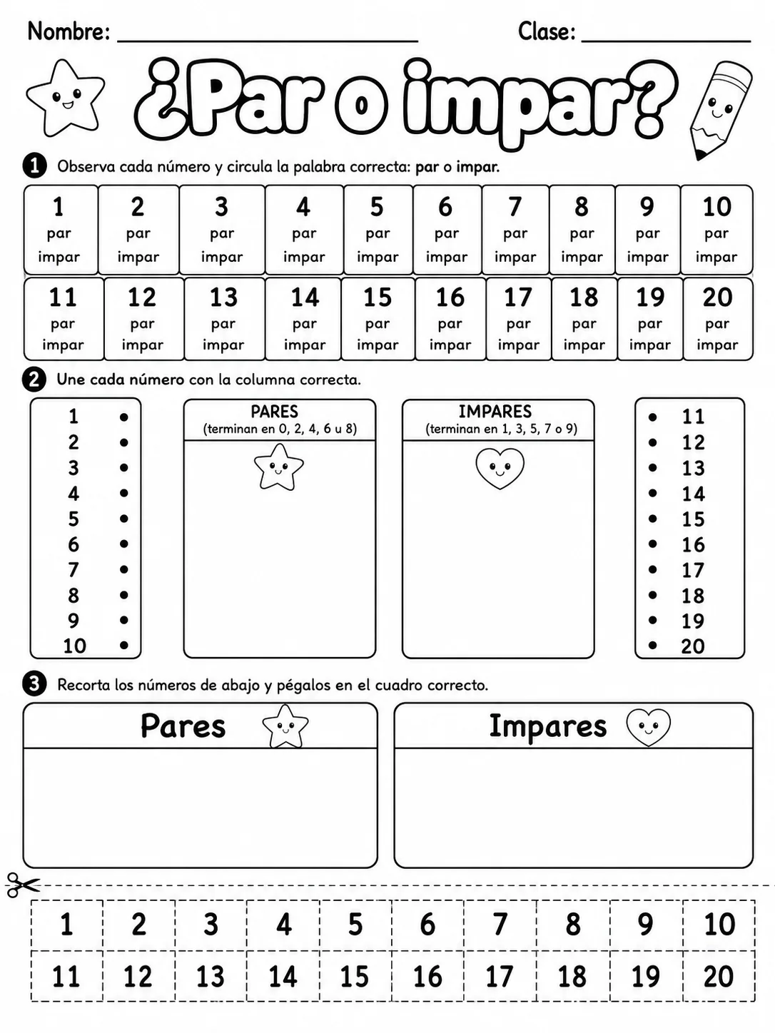 3.º grado - repaso mixto: multiplicación y división y números y conteo - Paquete de fichas página 2 vista previa imprimible