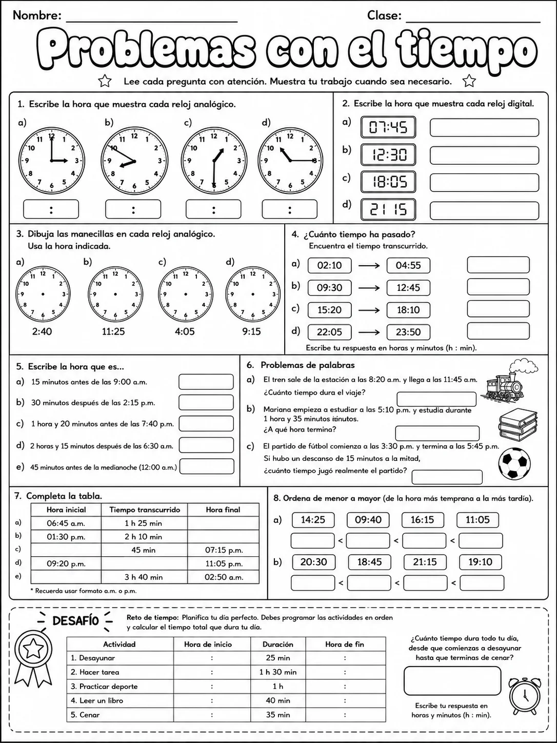 4.º grado - multiplicación y división - Paquete de fichas página 10 vista previa imprimible