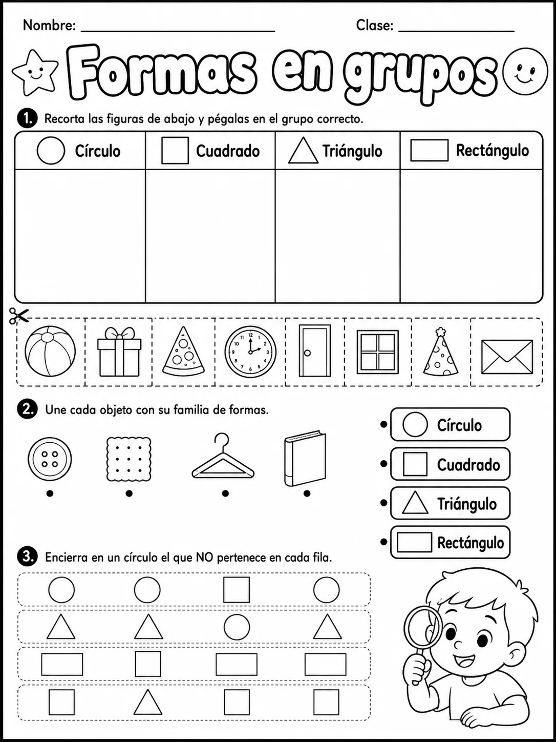 4.º grado - repaso mixto: comparación y orden de números - Paquete de fichas página 9 vista previa imprimible