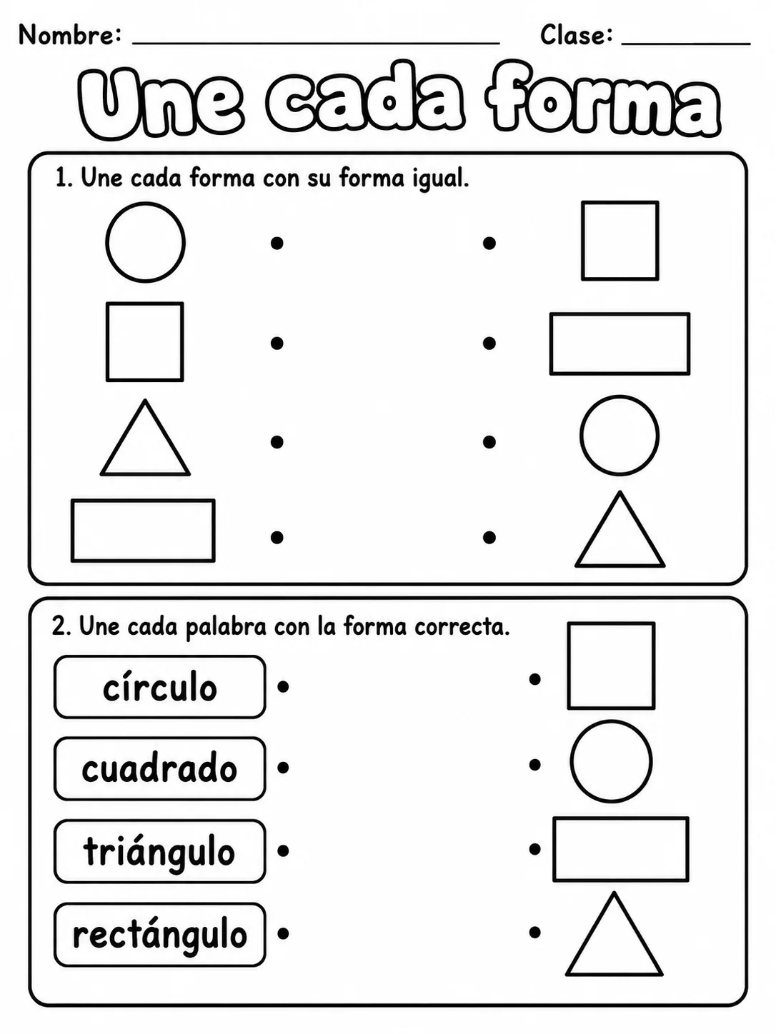 4.º grado - repaso mixto: formas 2D y líneas - Paquete de fichas - Conjunto 2 página 4 vista previa imprimible