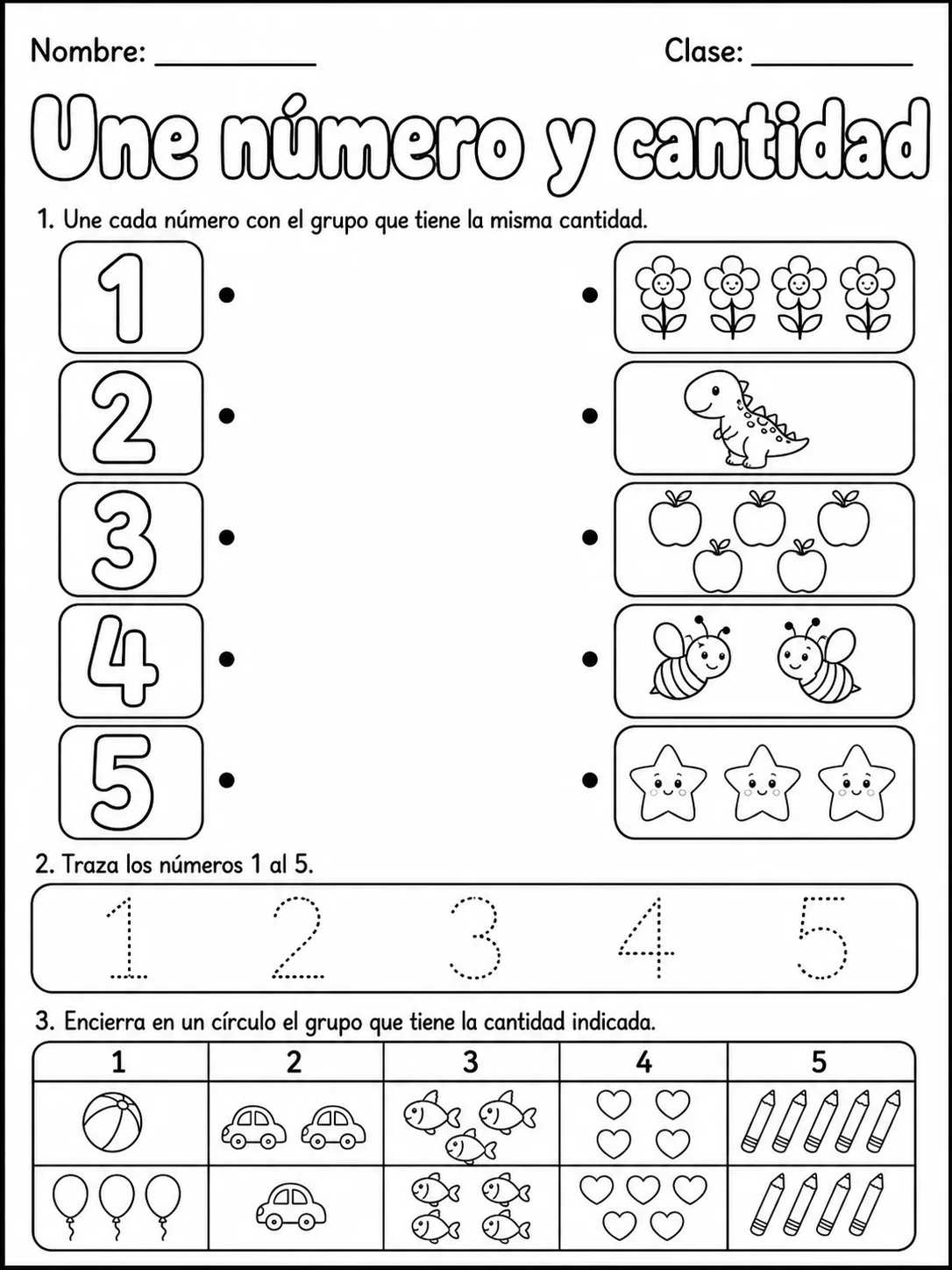 4.º grado - repaso mixto: números y conteo - Paquete de fichas página 5 vista previa imprimible