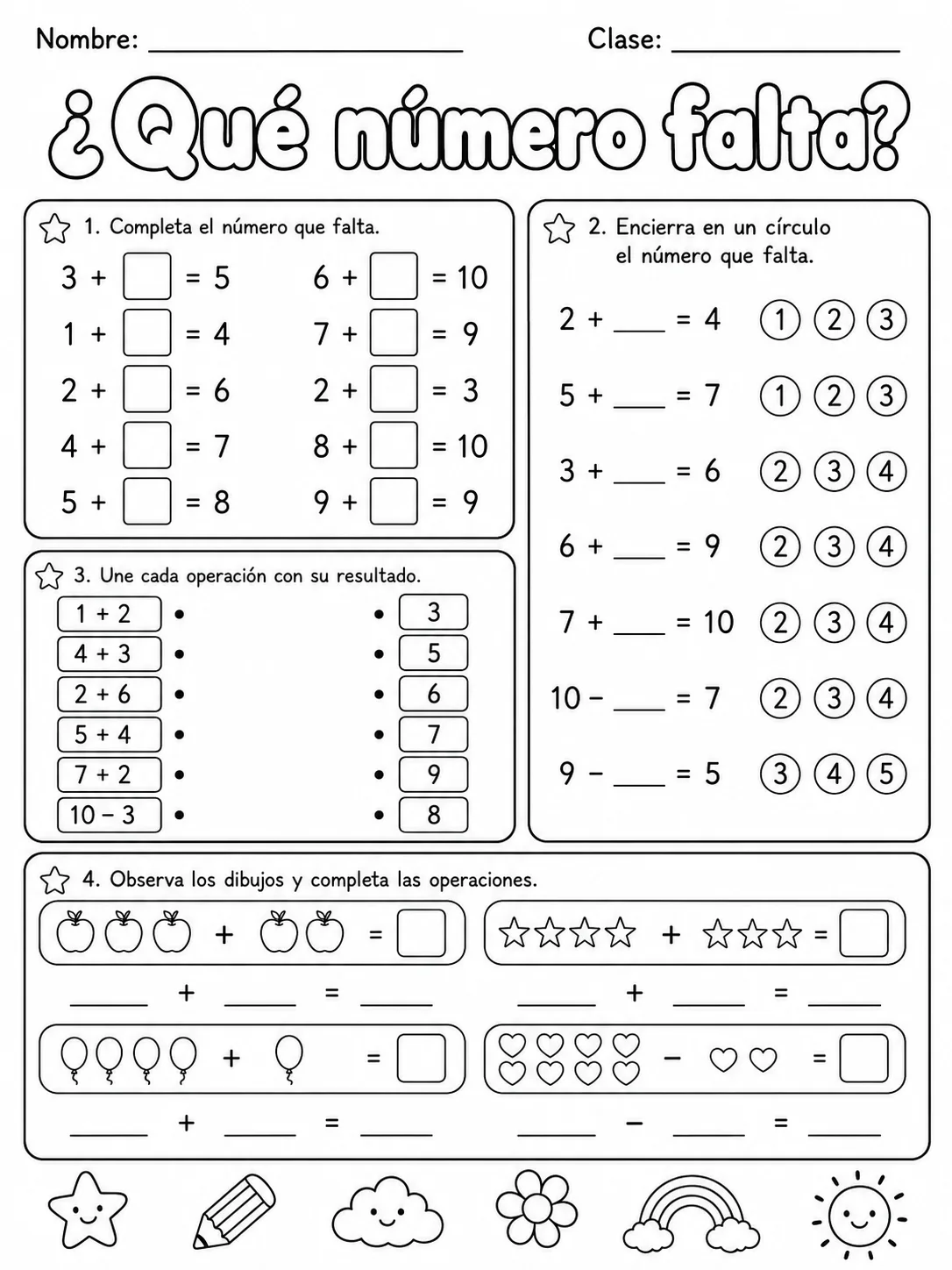 5.º grado - ecuaciones y patrones - Paquete de fichas vista previa imprimible de matemáticas en KiwiBee