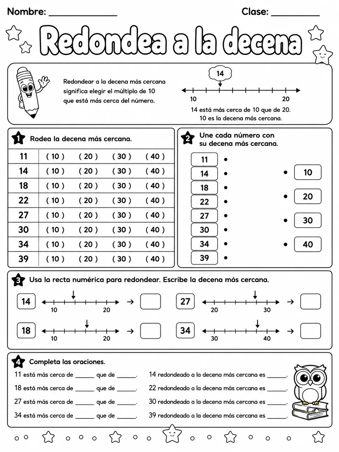 5.º grado - repaso de matemáticas - Paquete de fichas - Conjunto 2 vista previa imprimible de matemáticas en KiwiBee