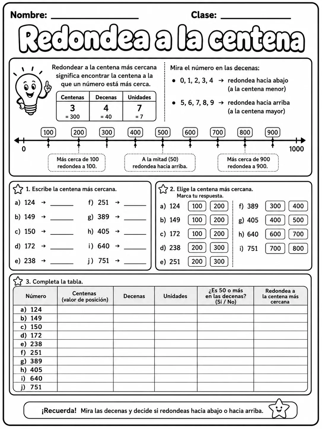 5.º grado - repaso de matemáticas - Paquete de fichas - Conjunto 2 página 5 vista previa imprimible