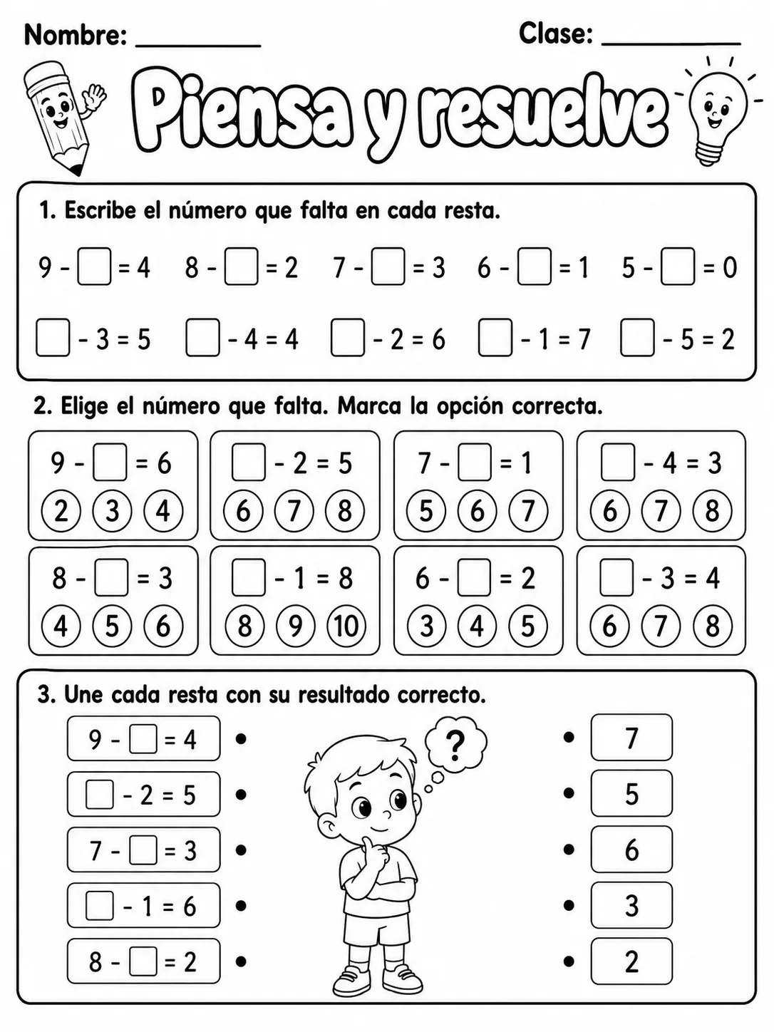 5.º grado - repaso mixto: números y conteo - Paquete de fichas - Conjunto 2 página 3 vista previa imprimible