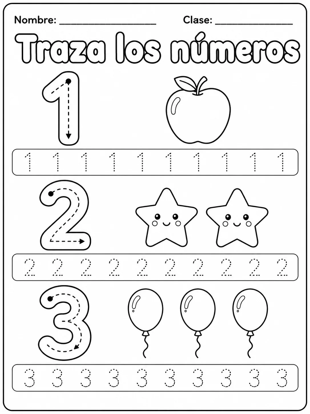 Kindergarten - números y conteo - Paquete de fichas vista previa imprimible de matemáticas en KiwiBee
