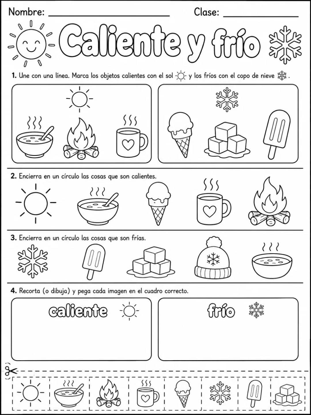 3.º grado - temperatura y medición - Paquete de fichas vista previa imprimible de ciencias en KiwiBee