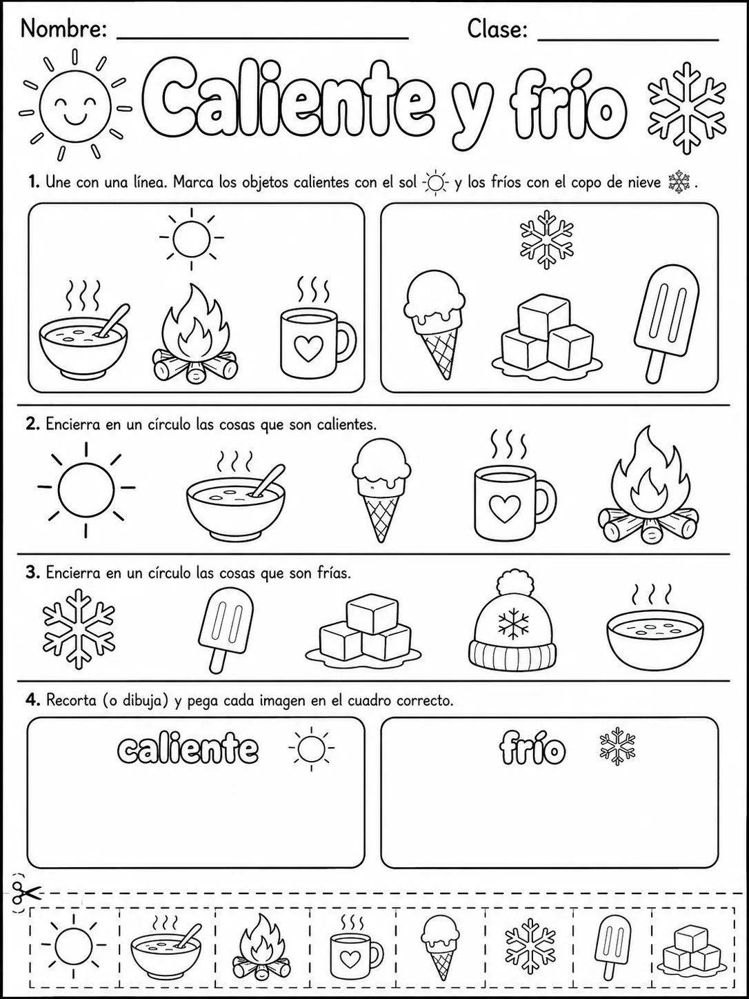 3.º grado - temperatura y medición - Paquete de fichas vista previa imprimible de ciencias en KiwiBee
