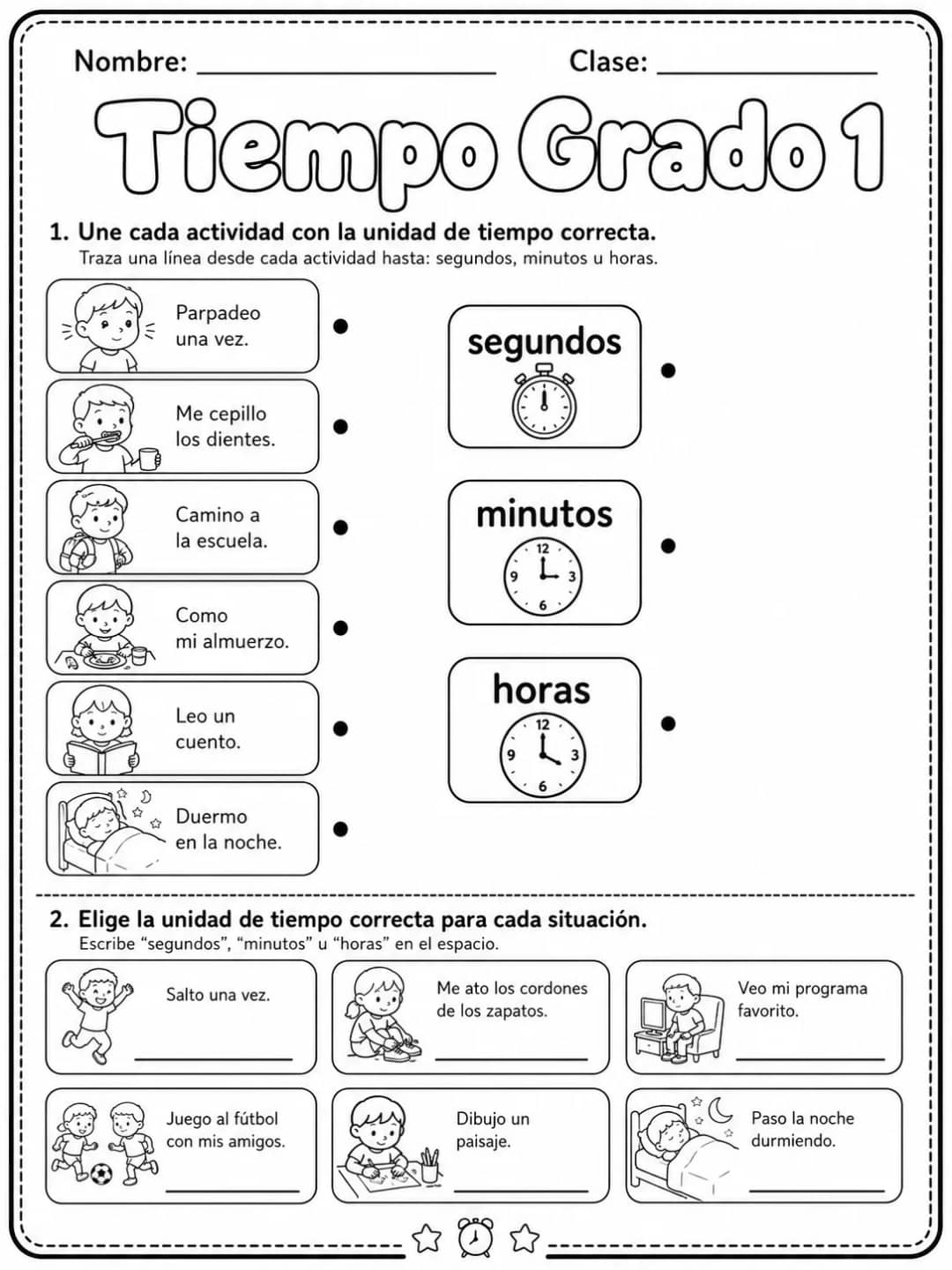1.º grado - repaso de matemáticas - Paquete de fichas vista previa imprimible de matemáticas en KiwiBee