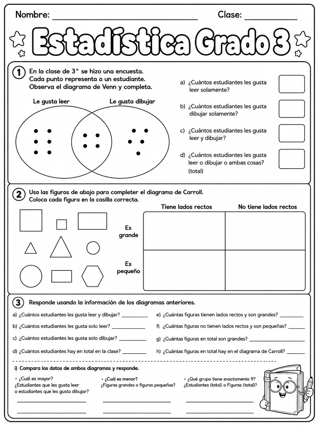 3.º grado - repaso de matemáticas - Paquete de fichas - Conjunto 2 página 9 vista previa imprimible