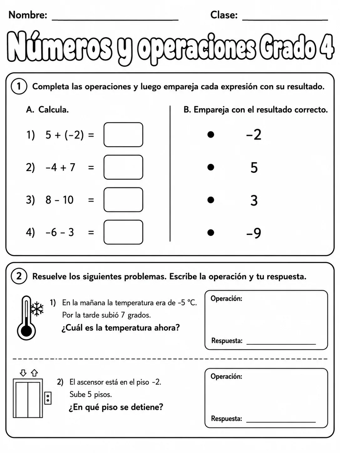 4.º grado - números y conteo - Paquete de fichas - Conjunto 2 página 2 vista previa imprimible