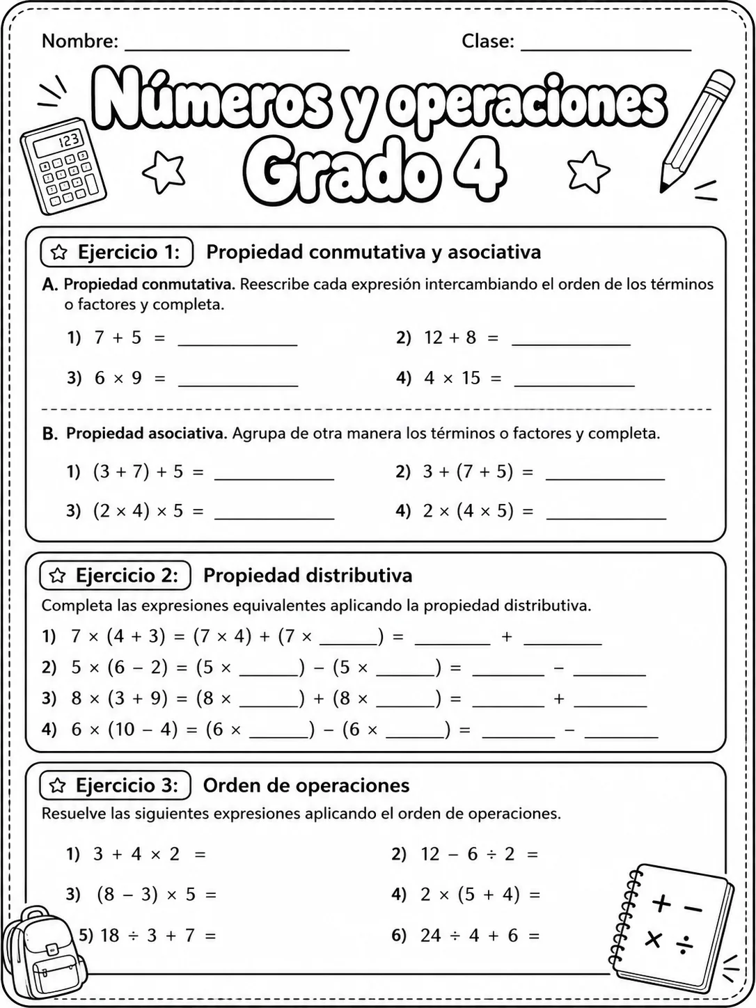 4.º grado - números y conteo - Paquete de fichas - Conjunto 2 página 4 vista previa imprimible