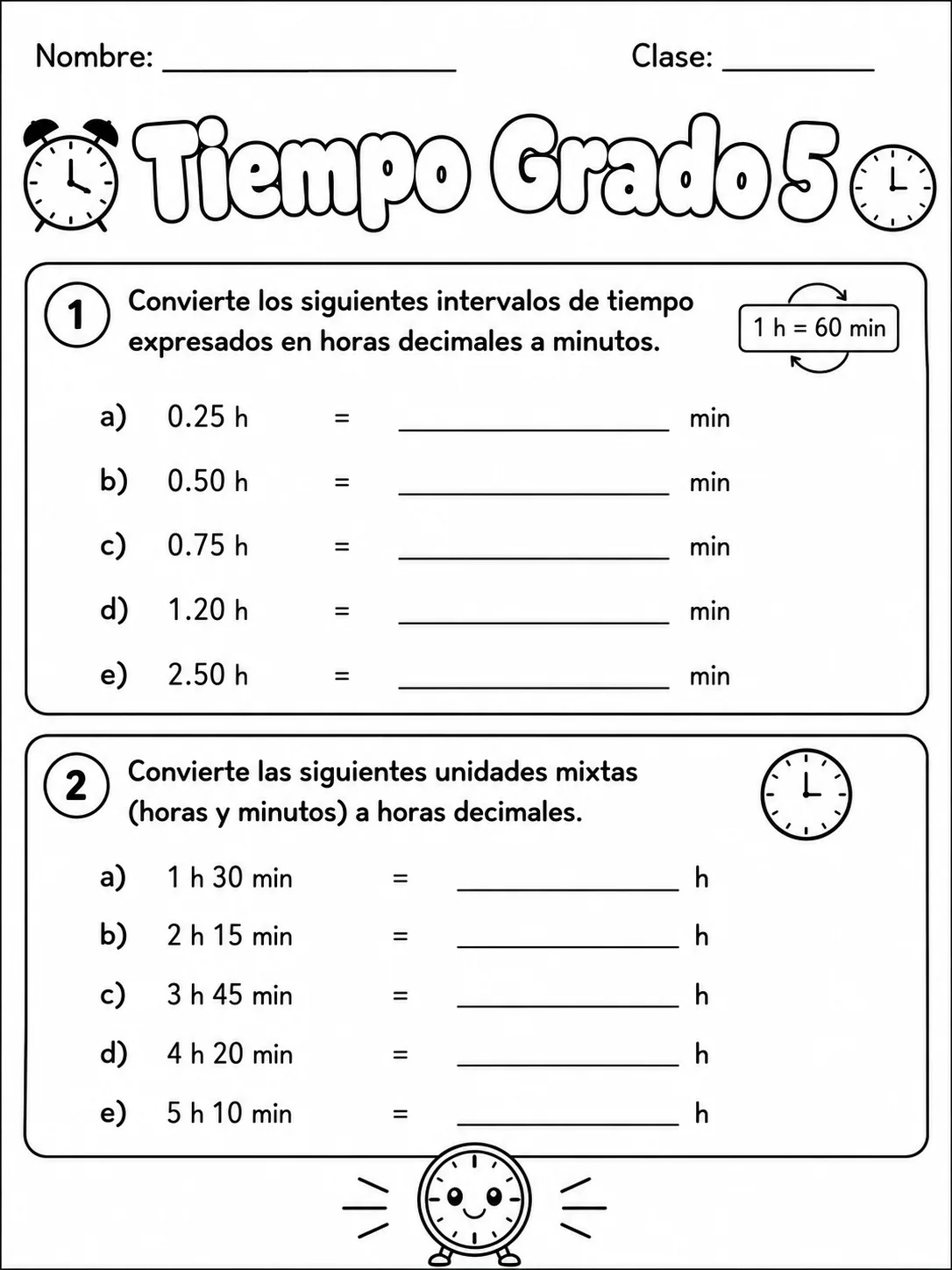5.º grado - repaso de matemáticas - Paquete de fichas - Conjunto 2 vista previa imprimible de matemáticas en KiwiBee
